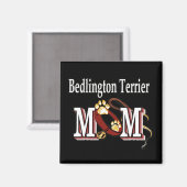 Bedlington Terrier Dog MOM Magneet (Voorkant / Achterkant)