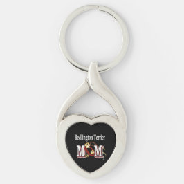 Bedlington Terrier Dog MOM Sleutelhanger
