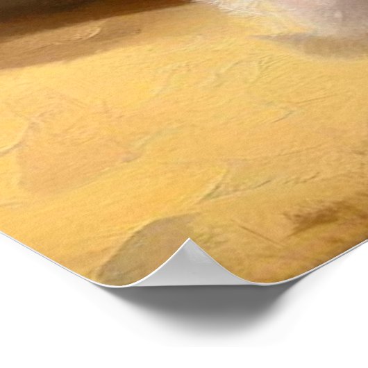 Bedlington Terrier Dog Poster (Hoek)