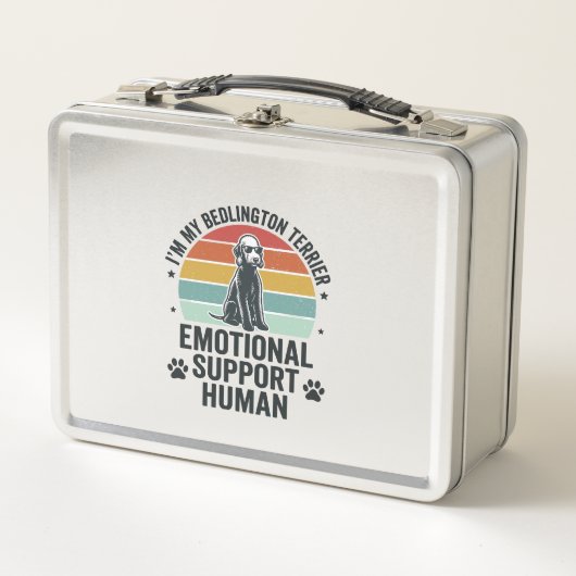 Bedlington Terrier Emotionele Ondersteuning Mens V (Voorkant)