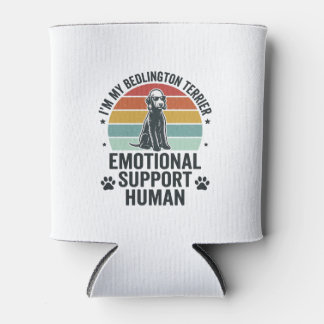 Bedlington Terrier Emotionele Ondersteuning Mens V Blikjeskoeler