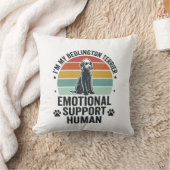 Bedlington Terrier Emotionele Ondersteuning Mens V Kussen (Deken)