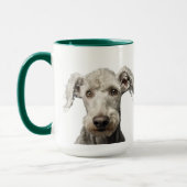 Bedlington Terrier gepersonaliseerde mok (Links)