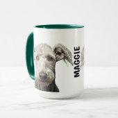 Bedlington Terrier gepersonaliseerde mok (Voorkant links)