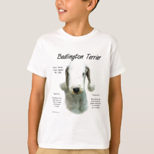 Bedlington Terrier geschiedenis; Alles over Bedlin T-shirt