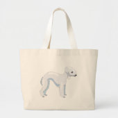 Bedlington Terrier Grote Tote Bag (Voorkant)