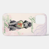 Bedlington Terrier Hart Moeder Hoesje-Mate iPhone Case-Mate iPhone Case (Achterkant (horizontaal))