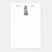 Bedlington Terrier Heart Mam Post-it Notes (Voorkant)