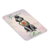 Bedlington Terrier Heart mama Magnet Magneet (Rechterzijde)