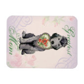 Bedlington Terrier Heart mama Magnet Magneet (Horizontaal)