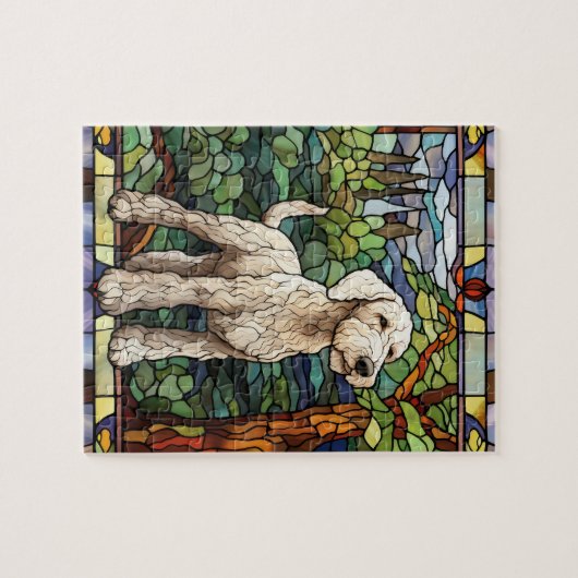 Bedlington Terrier Hondenpuzzel Legpuzzel (Horizontaal)
