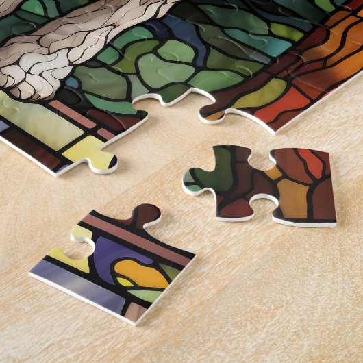 Bedlington Terrier Hondenpuzzel Legpuzzel (Zijkant)