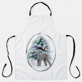 Bedlington Terrier-kerstcadeaus Schort