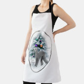 Bedlington Terrier-kerstcadeaus Schort (Insitu)