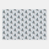 Bedlington Terrier Kerstmis Inpakpapier Vel (Voorkant)