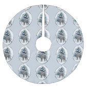 Bedlington Terrier Kerstmis Kerstboom Rok (Voorkant)