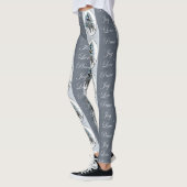 Bedlington Terrier Kerstmis Leggings (Links)