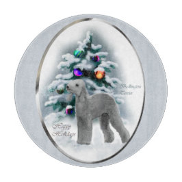 Bedlington Terrier Kerstmis Snijplank