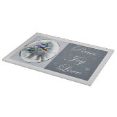 Bedlington Terrier Kerstmis Snijplank (Hoek)