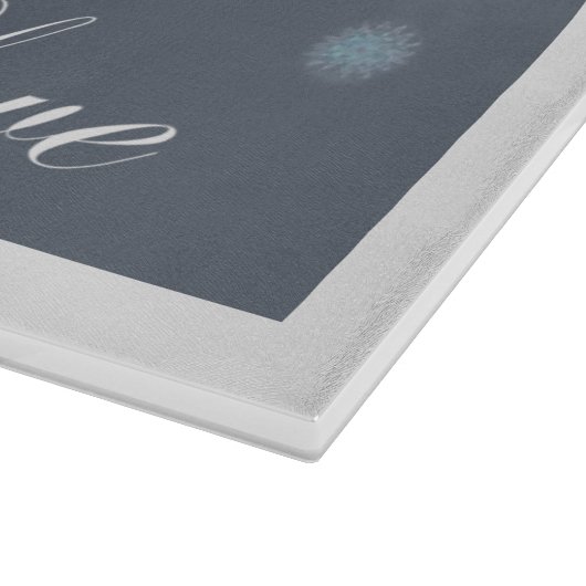 Bedlington Terrier Kerstmis Snijplank (Hoek)