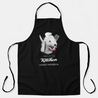 Bedlington Terrier King of the Kitchen Cooking Dog Schort