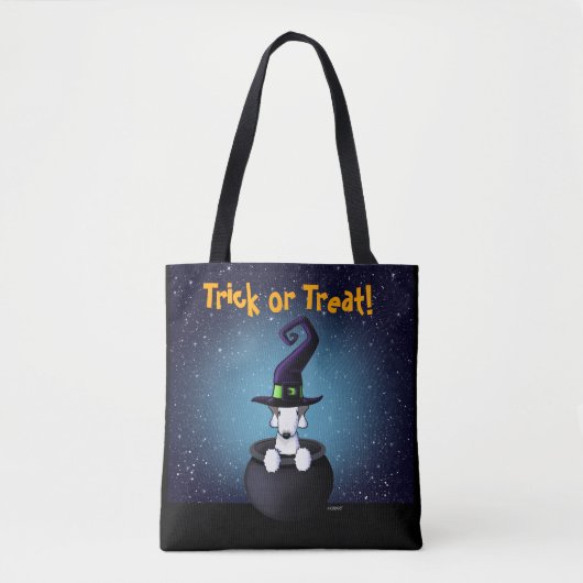 Bedlington Terrier KiniArt Halloween Tote Bag (Voorkant)