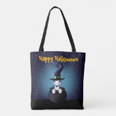 Bedlington Terrier KiniArt Halloween Tote Bag (Achterkant)