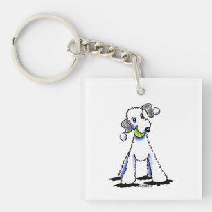 Bedlington Terrier Let's Play Sleutelhanger