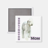 Bedlington Terrier Mom 4 - Magneet (Voorkant / Achterkant)