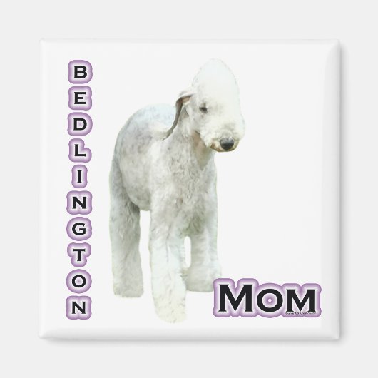 Bedlington Terrier Mom 4 - Magneet (Voorkant)