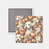  Bedlington Terrier naadloos Magneet (Voorkant / Achterkant)