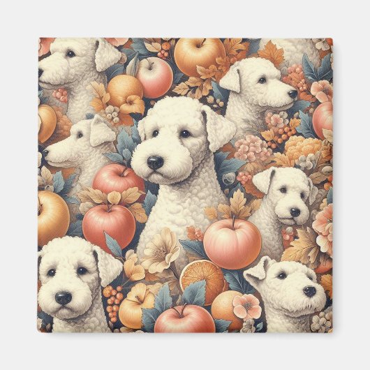  Bedlington Terrier naadloos Magneet (Voorkant)