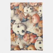  Bedlington Terrier naadloos Theedoek (Verticaal)