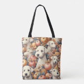  Bedlington Terrier naadloos Tote Bag (Achterkant)
