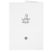 Bedlington Terrier Note Kaart (Achterkant)