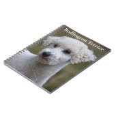 Bedlington Terrier Notitieboek (Linkerzijde)