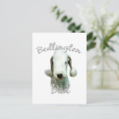 Bedlington Terrier Pa 2 Briefkaart (Staand voorkant)