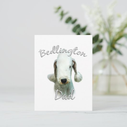 Bedlington Terrier Pa 2 Briefkaart (Staand voorkant)