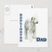 Bedlington Terrier Pa 4 Briefkaart (Voorkant / Achterkant)