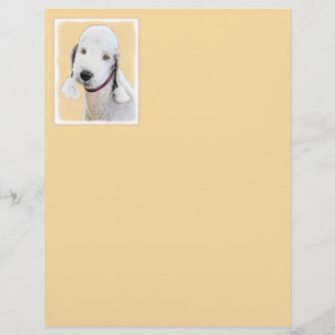 Bedlington Terrier Painting - Originele Dog Art