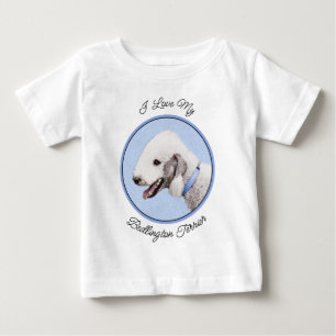 Bedlington Terrier Painting - Originele Dog Art