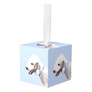 Bedlington Terrier Painting - Originele Dog Art Decoratie