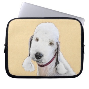 Bedlington Terrier Painting - Originele Dog Art Laptop Sleeve