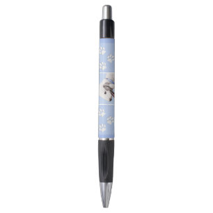 Bedlington Terrier Painting - Originele Dog Art Pen