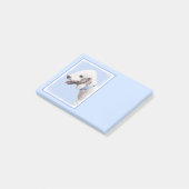 Bedlington Terrier Painting - Originele Dog Art Post-it® Notes (Schuin)