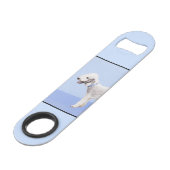 Bedlington Terrier Painting - Originele Dog Art Speed Flessenopener (Voorkant Gekanteld)