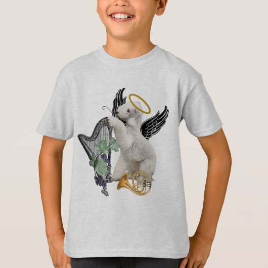 Bedlington Terrier Perfect Angel T-shirt (Voorkant)