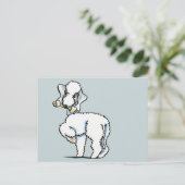 Bedlington Terrier Rosie Briefkaart (Staand voorkant)