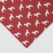 Bedlington Terrier Silhouettes Pattern Tissuepapier (Detail)