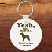 Bedlington Terrier Sleutelhanger (Voorkant)